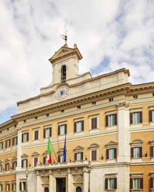 Palazzo Montecitorio in Rome. Italy