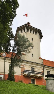 Pultusk 'taki piskopos kalesi. Polonya