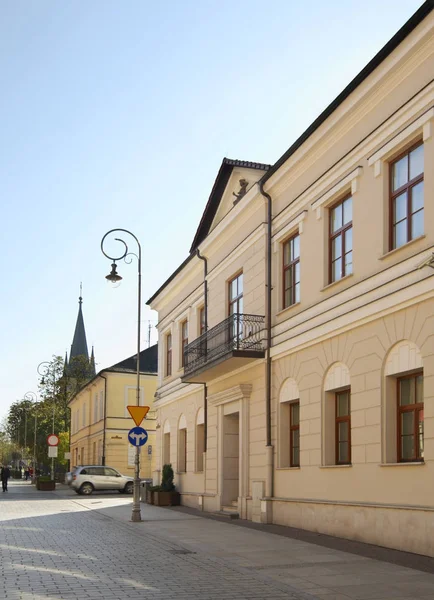 Old street in Kielce. Poland
