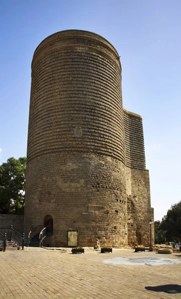 Bakü Deki Bakü Kulesi Giz Galasi Azerbaycan — Stok fotoğraf