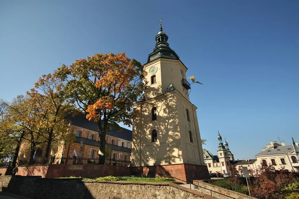 Katedrális Bazilika Mennybemenetele Boldogságos Szűz Mária Kielce Lengyelország — Stock Fotó
