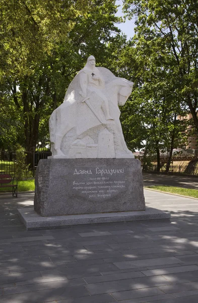 グロドノのフロドナのデビッドへの記念碑 ベラルーシ — ストック写真