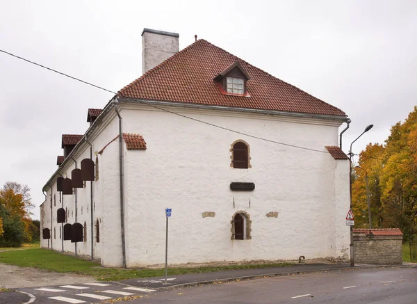 Antigo Edifício Depósito Armas Galeria Arte Narva Estónia — Fotografia de Stock