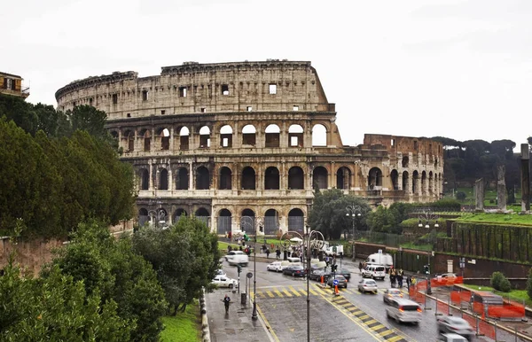 Colosseo Colosseo Anfiteatro Flavio Roma Italia — Foto Stock