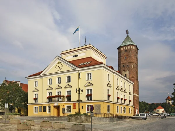 Stadthaus Marktplatz Pultusk Polen — Stockfoto