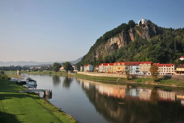 Pastyrska Stena Hirtenmauer Decin Tschechien — Stockfoto