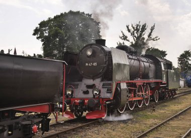Chabowka 'da demiryolu kevaşesi. Polonya