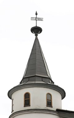 Fragment of historic house in Zilina. Slovakia