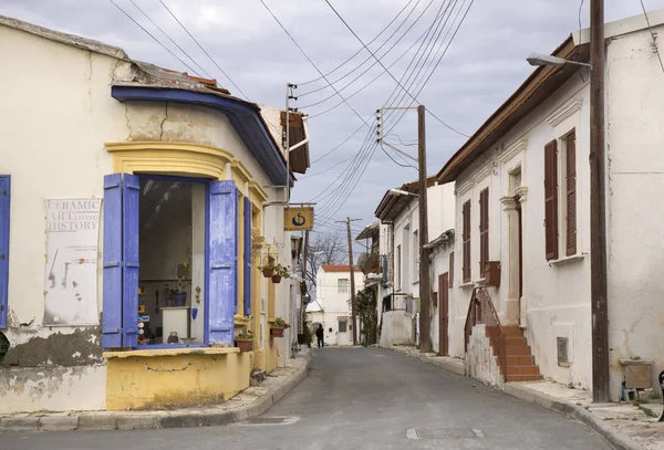 Ulica Piale Pasa Larnace Cypr — Zdjęcie stockowe
