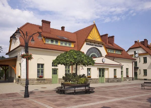 Estação Ferroviária Rabka Zdroj Polónia — Fotografia de Stock