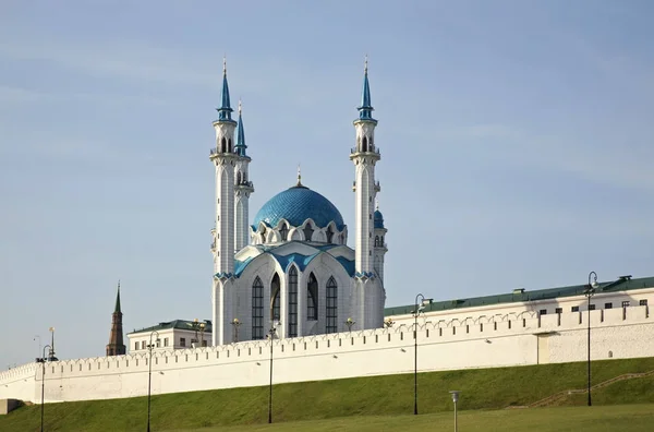 Meczet Qolsarif Kol Sharif Kremlu Kazańskim Tatarstan Rosja — Zdjęcie stockowe