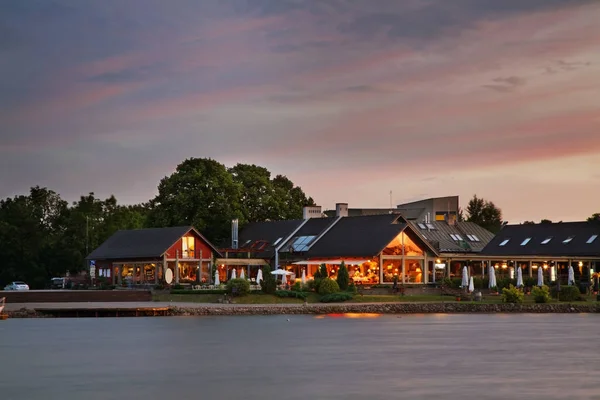 Vista Trakai Lituânia — Fotografia de Stock