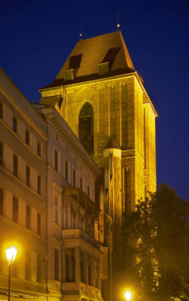 Catedral San Juan Bautista San Juan Evangelista Torun Polonia — Foto de Stock