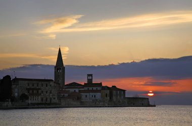 Porec manzarası. Hırvatistan