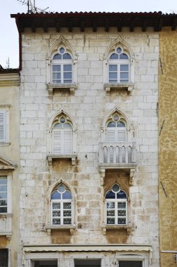 Porec manzarası. Hırvatistan