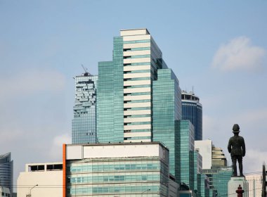 Bang Rak bölgesi, Bangkok. Tayland Krallığı