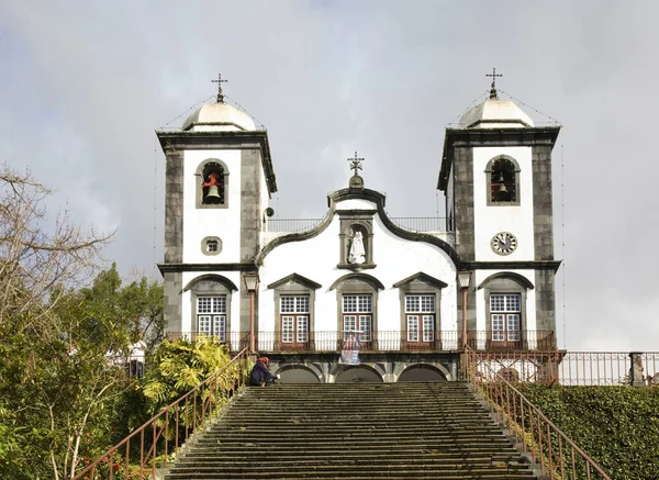 Eglise Nossa Senhora Monte Funchal Île Madère Portugal — Photo