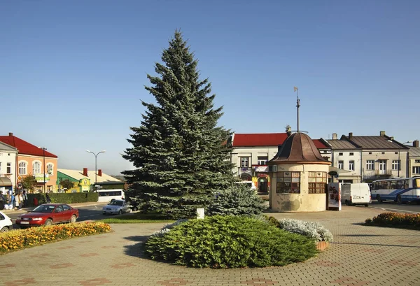 Market Square Rynek Rymanow Poland — 스톡 사진