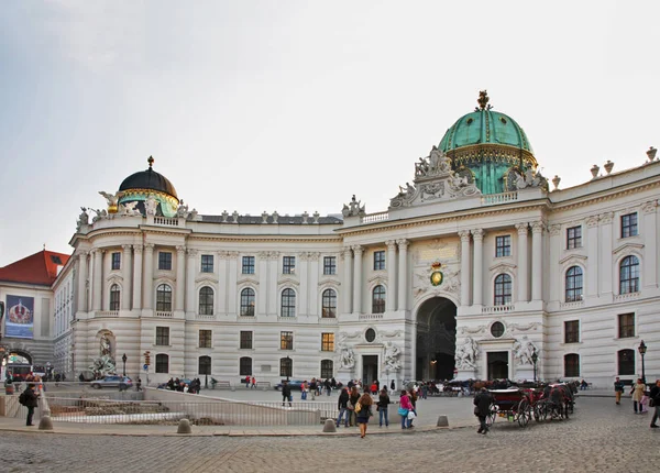 Michael Vleugel Van Het Paleis Hofburg Wenen Oostenrijk — Stockfoto