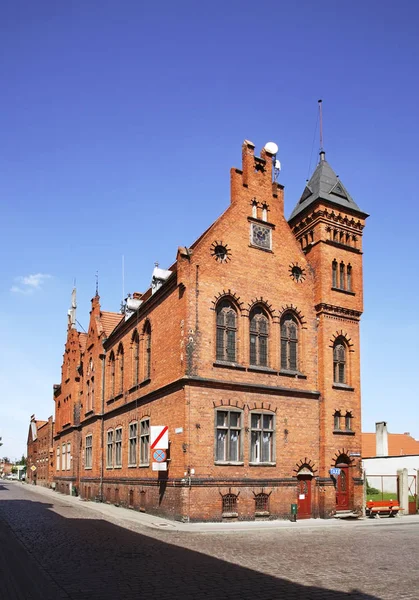 Alte Straße Chelmza Polen — Stockfoto