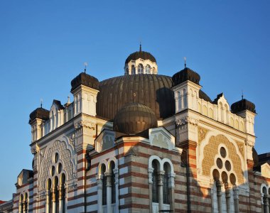 Sofya 'daki sinagog. Bulgaristan