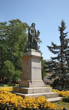 Debrecen 'deki Csokonai Anıtı. Macaristan