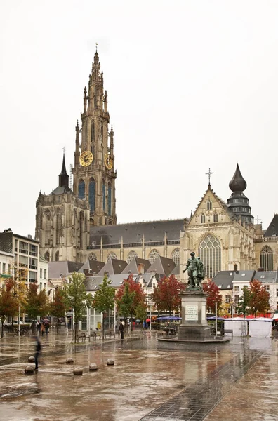 Catedral Nuestra Señora Amberes Países Bajos — Foto de Stock