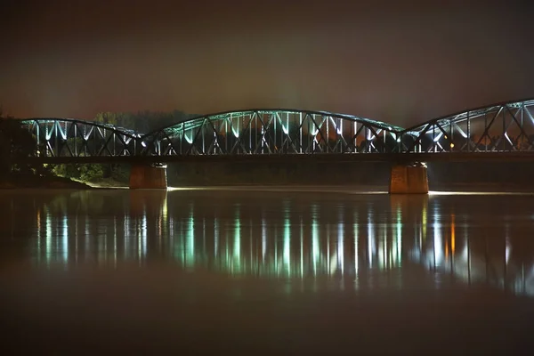 Puente Jozef Pilsudski Torun Polonia — Foto de Stock