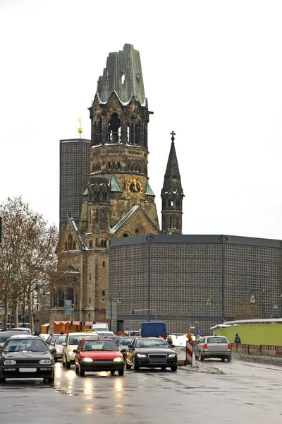 Gedachtniskirche Kaiser Wilhelm Memorial Church Berlín Alemania — Foto de Stock