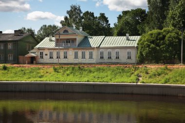 Historic house museum of Nikolai Rimsky-Korsakov in Tikhvin. Leningrad oblast. Russia clipart