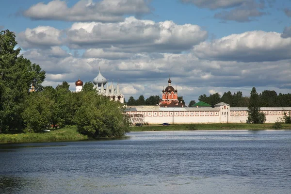 Monasterio Asunción Tikhvin Tikhvin Oblast Leningrado Rusia — Foto de Stock