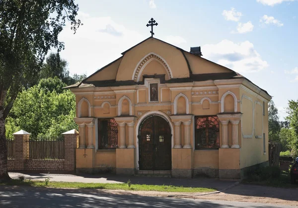 Kaple Alexandra Něvského Tikhvinu Leningradská Oblast Rusko — Stock fotografie