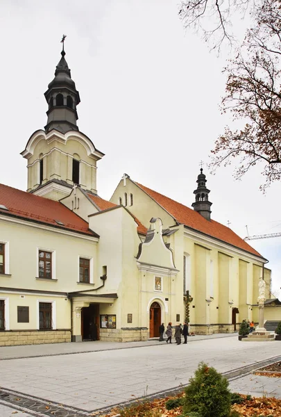 Kościół Ducha Świętego Klasztor Jezuitów Nowym Sączu Polska — Zdjęcie stockowe