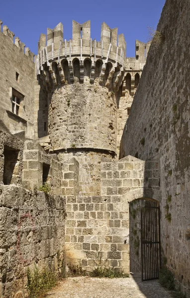 Palast Des Großmeisters Der Ritter Von Rhodos Der Stadt Rhodos — Stockfoto