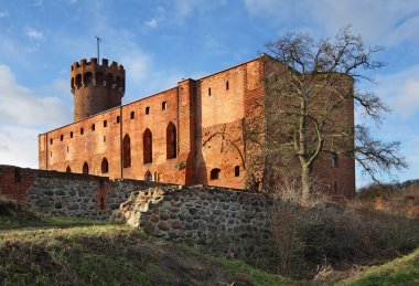  Swiecie Kalesi manzarası. Polonya