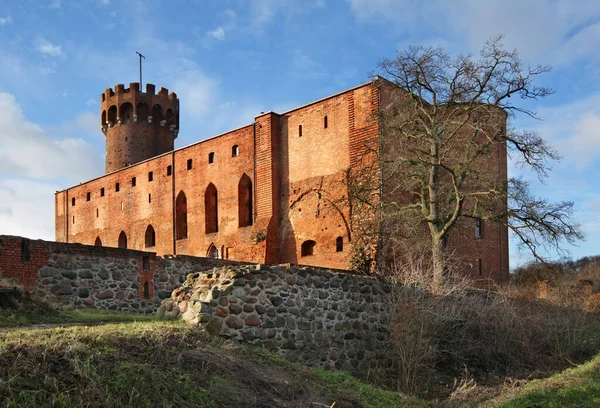Vista Del Castillo Swiecie Polonia — Foto de Stock