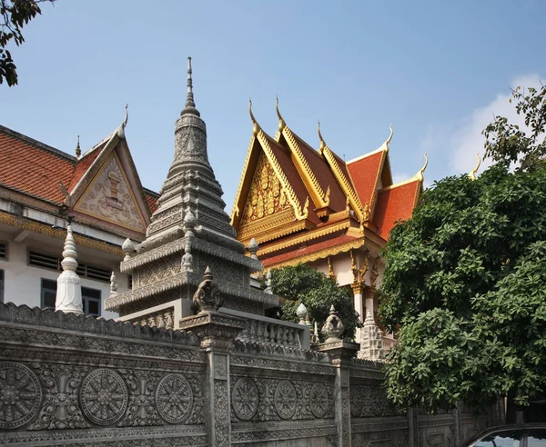 Wat Langka Temple Phnom Penh Cambodia — Stock Photo, Image