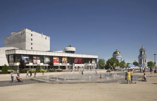 Sovjetiska Torget Voronezh Ryssland — Stockfoto