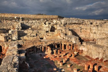 kourion, curium, wall, sütun, sermaye, arkeoloji, site, anıt, tarihi, tarihi, tarihi, eski, şehir, antik, kazılar, kazı, manzara, manzara, manzara, akdeniz, deniz, su, su, r