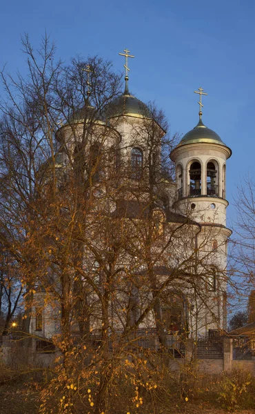 Εκκλησία Της Ανάληψης Στο Ζβενιγκόροντ Ρωσία — Φωτογραφία Αρχείου
