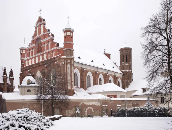 Igreja São Francisco São Bernardo Vilnius Lituânia — Fotografia de Stock