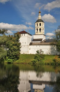 St. Paphnutius Manastırı - Borovsk 'taki Pafnutyevo-Borovsky Manastırı. Kaluga Oblastı. Rusya