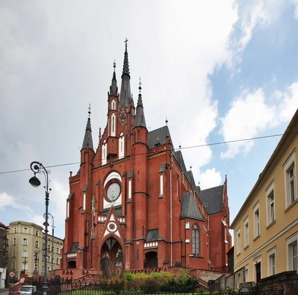 Iglesia Los Ángeles Guardianes Walbrzych Polonia — Foto de Stock