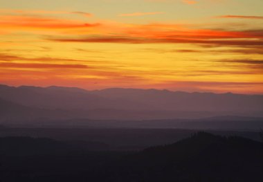 Strbske Pleso Gölü yakınlarındaki manzara. Slovakya