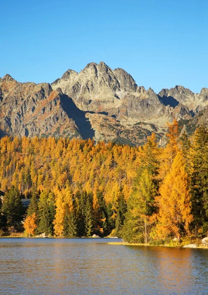 Strbske Pleso See Slowakei — Stockfoto