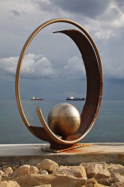 Limasol 'da Molos seti. Kıbrıs