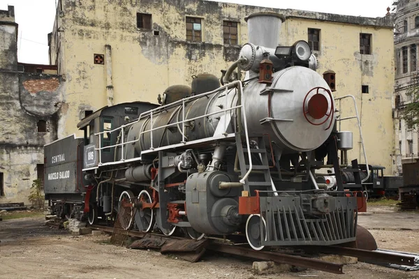 Vieille Locomotive Vapeur Havane Cuba — Photo