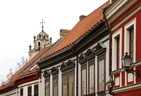 Stara Ulica Wilnie Litwa — Zdjęcie stockowe