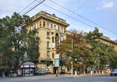 Kishinev 'deki Büyük Stephen Bulvarı. Moldova