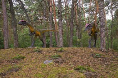 JuraPark Solec - Solec Kujawski 'deki dinozor parkı. Polonya